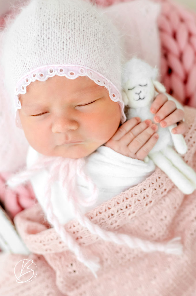 Baby Girl Newborn photographer in Thornhill