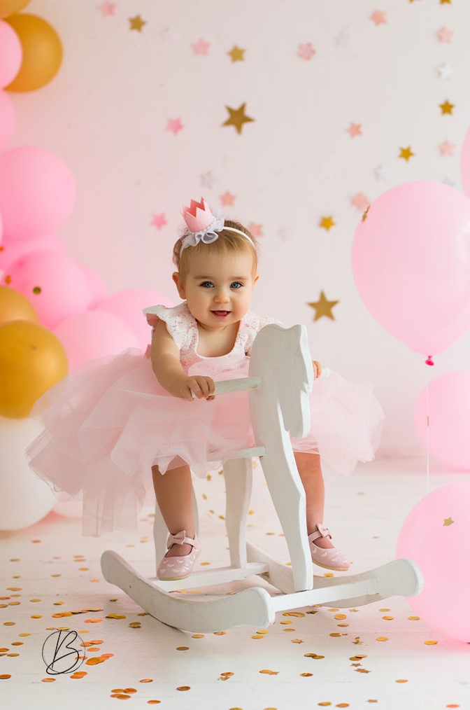 Baby Girl Cake Smash Photography Pricing Maple