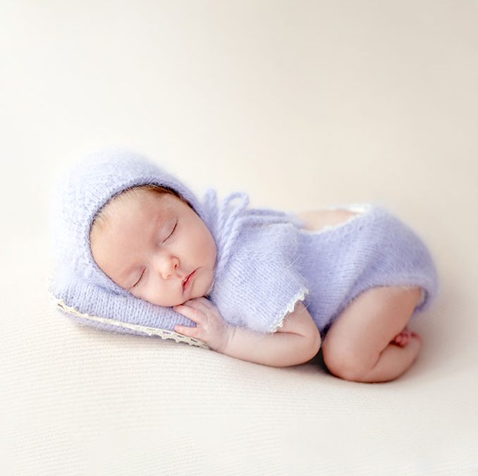 Baby Girl Newborn Photographer in Maple