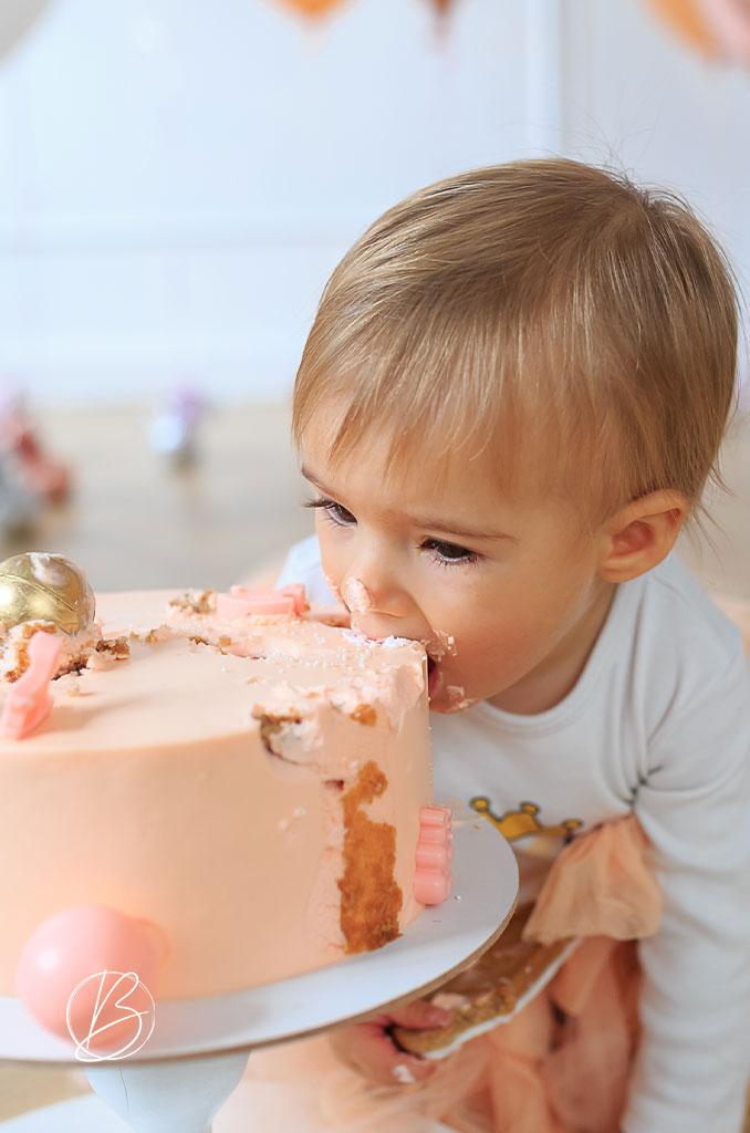 Baby Girl First Birthday Cake Smash Photographer Toronto