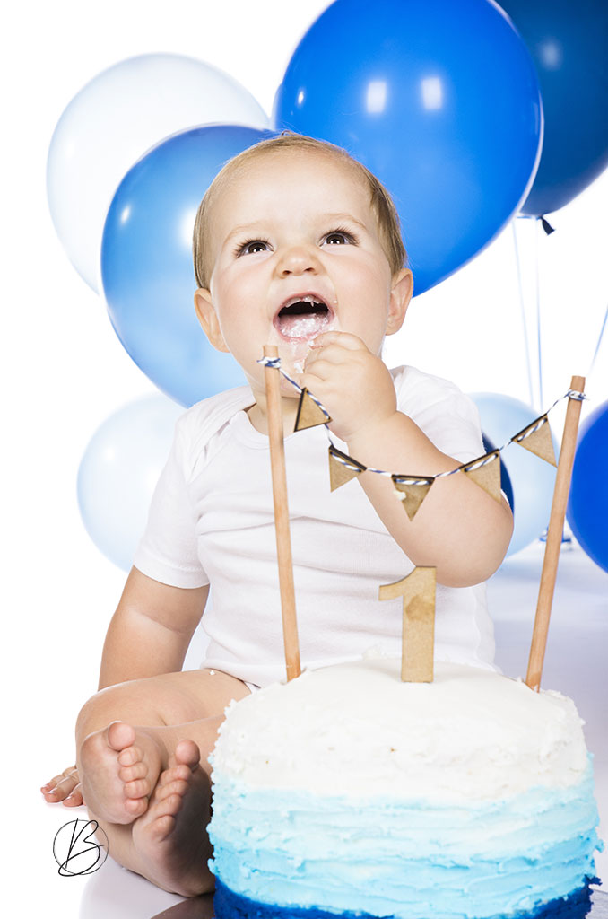 Baby Boy Cake Smash Photography Pricing Maple